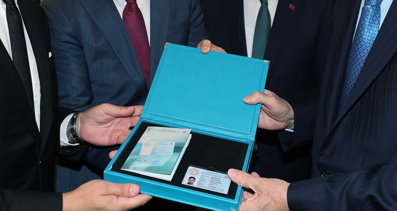 Erdoğan’dan Danilo Şef’e Turkuaz Kart”