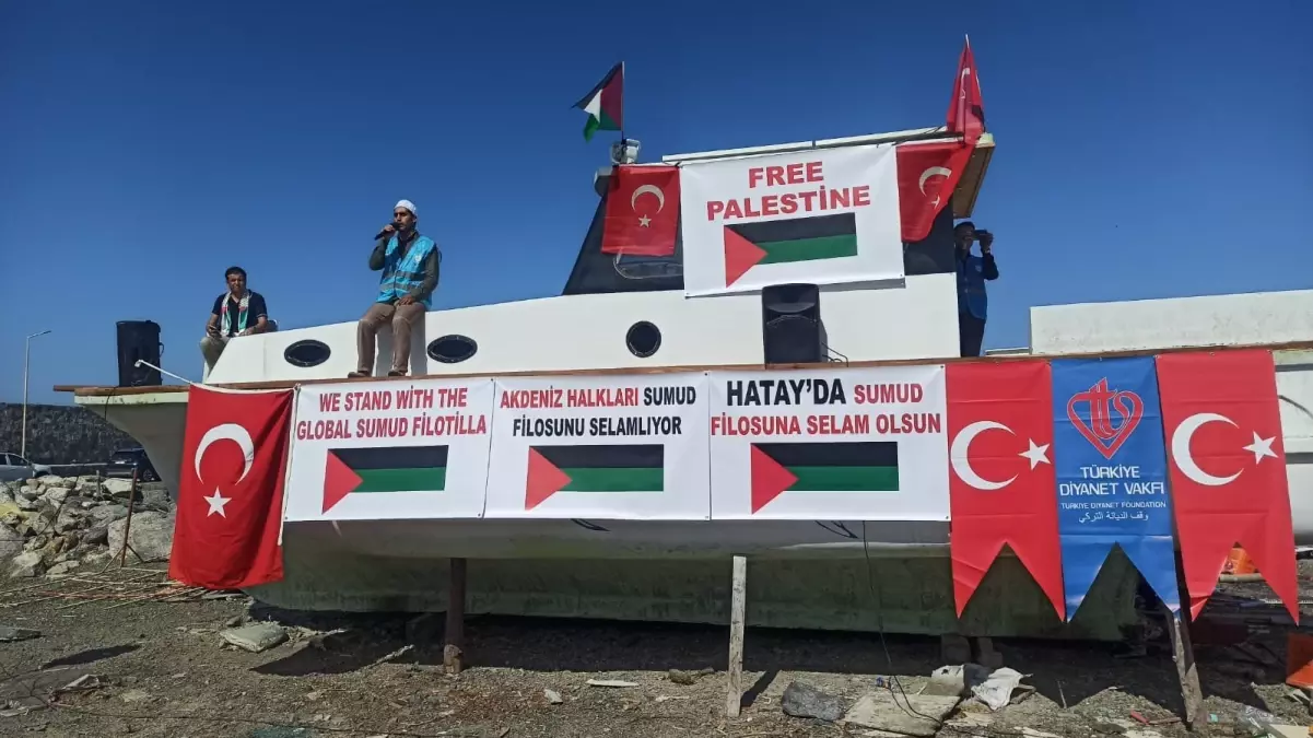 Arsuz’da Gazze’ye Destek Etkinliği