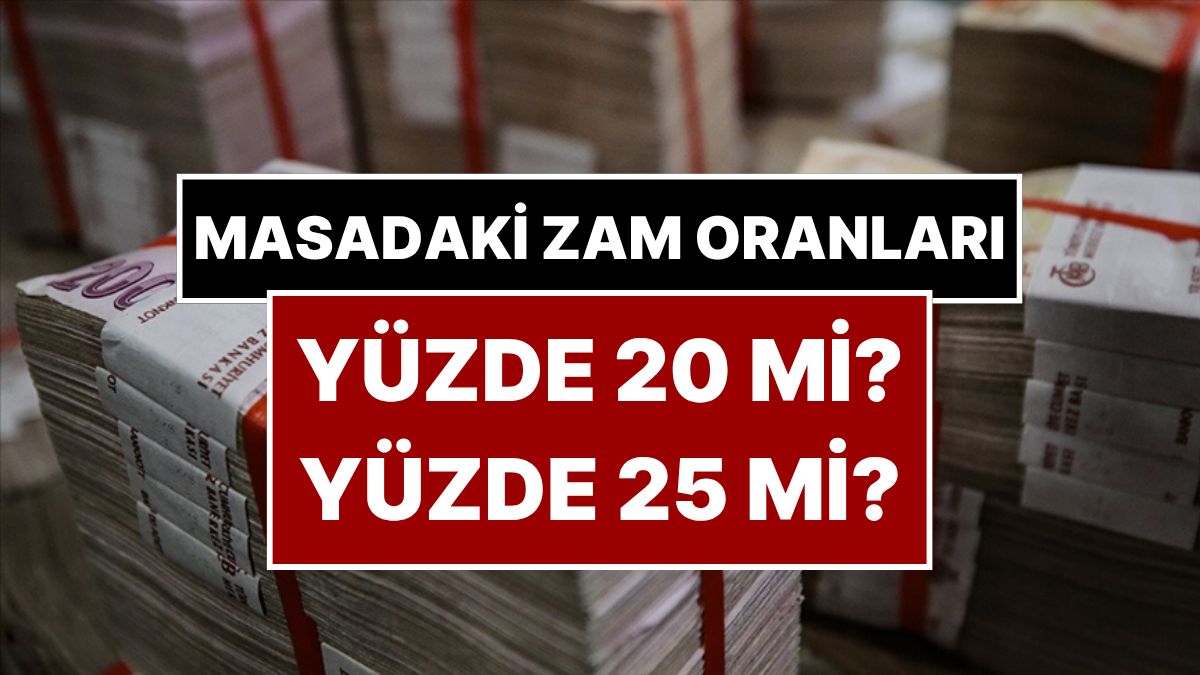 Asgari Ücrete Yüzde 20-25 Zam Yapılırsa Kaç TL Olur?