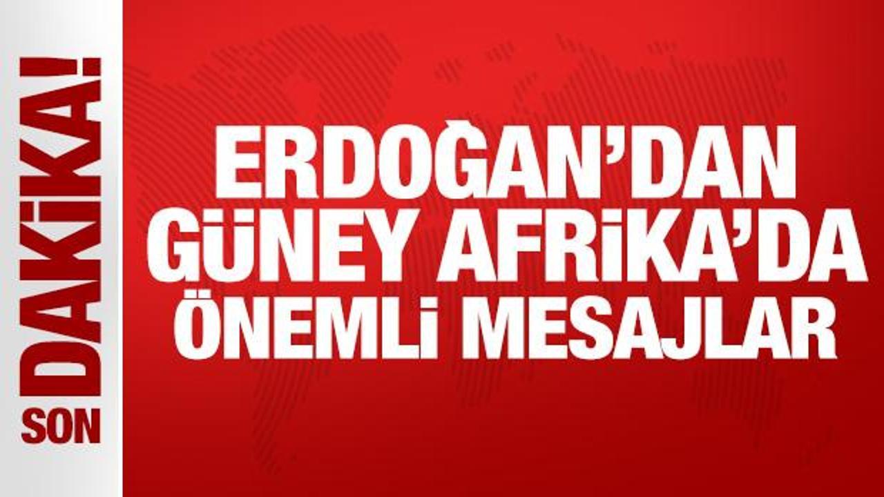 Son dakika: Cumhurbaşkanı Erdoğan’dan önemli mesajlar