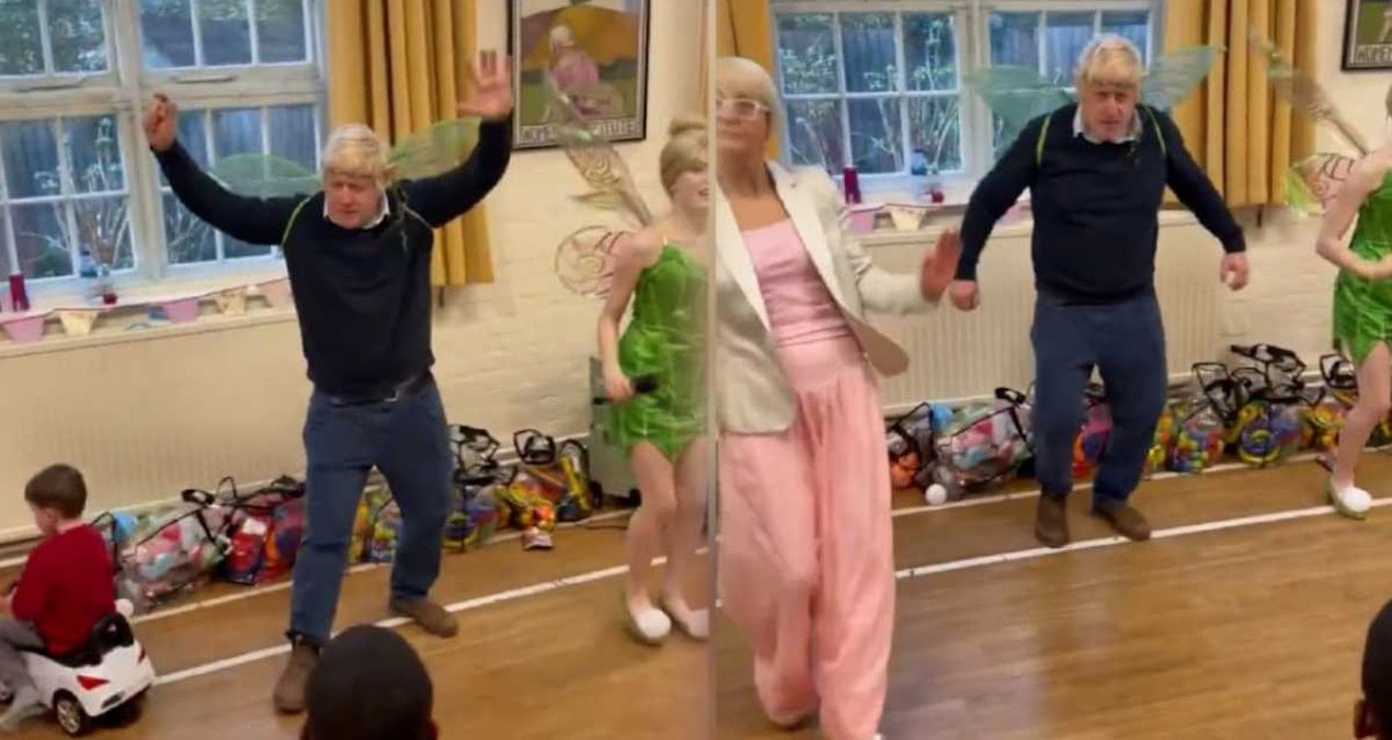 Eski İngiltere Başbakanı peri oldu, dans etti