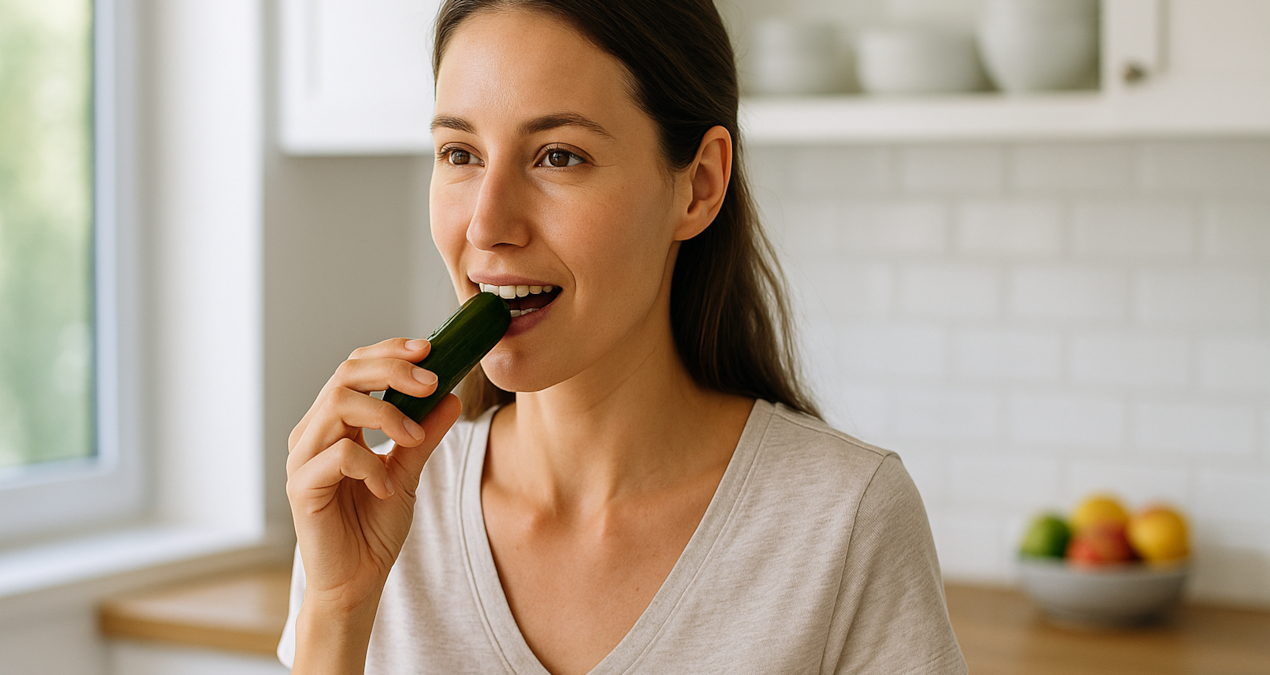 Her sabah 1 tane salatalık yiyin tavsiyesi