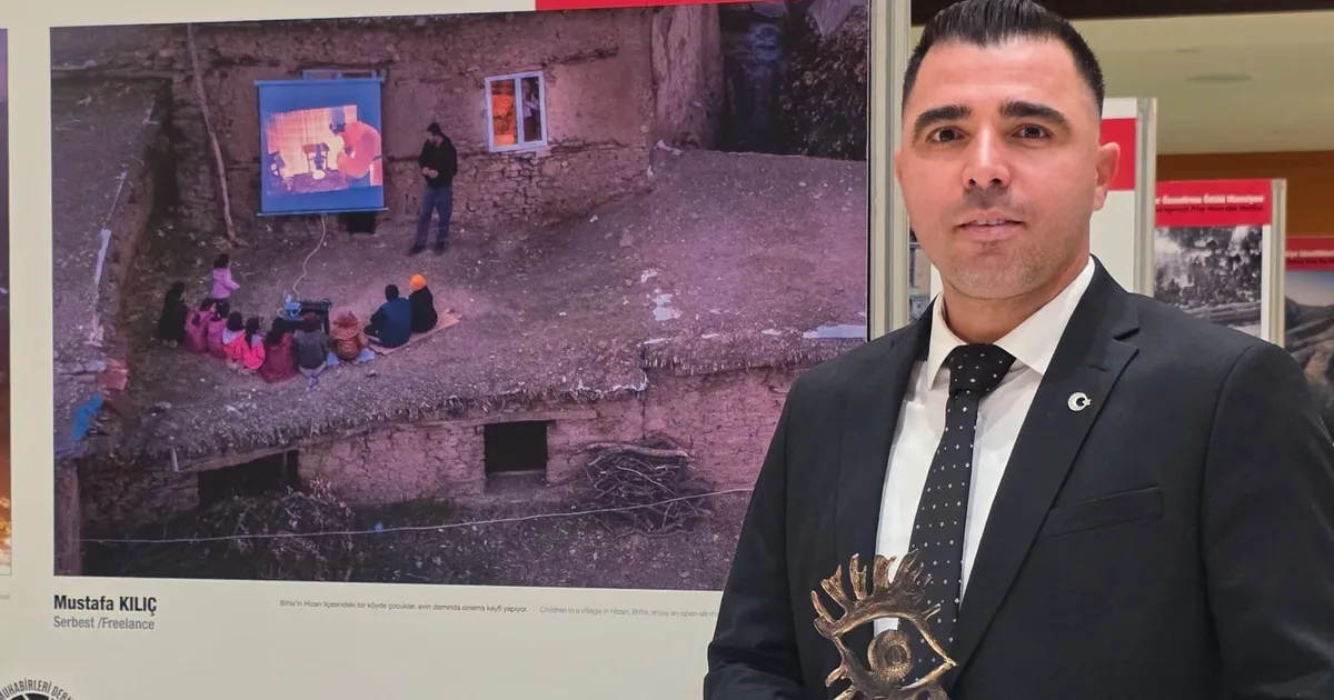 Mardinli foto muhabir Mustafa Kılıç’a yılın özel ödülü