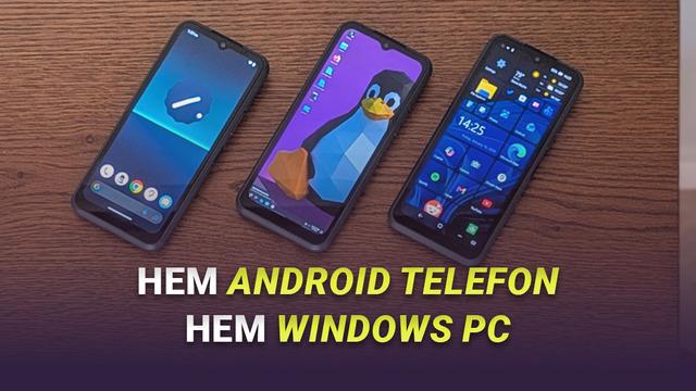 Türk Girişimcinin Kurduğu Şirket, Hem Android Hem de Windows 11 ile Çalışan Telefon Tanıttı